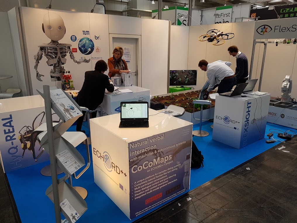 CoCoMaps live demonstration booth
